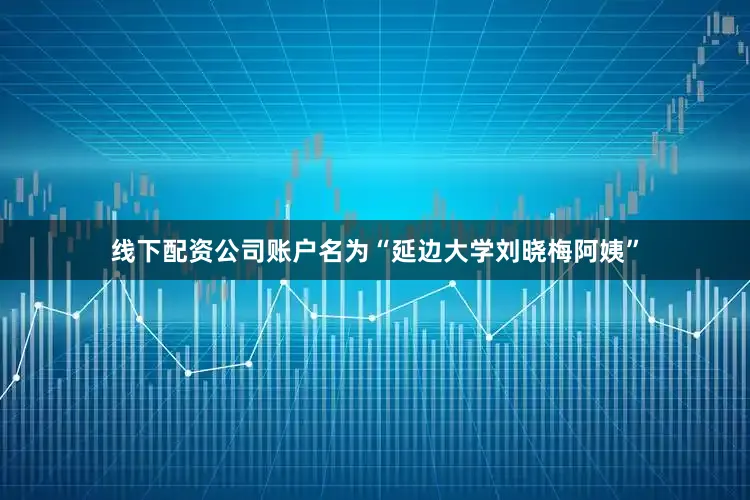 线下配资公司账户名为“延边大学刘晓梅阿姨”